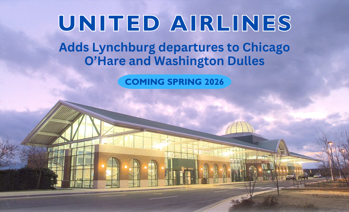 United Express Daily Jet Service Coming to Lynchburg Regional Airport