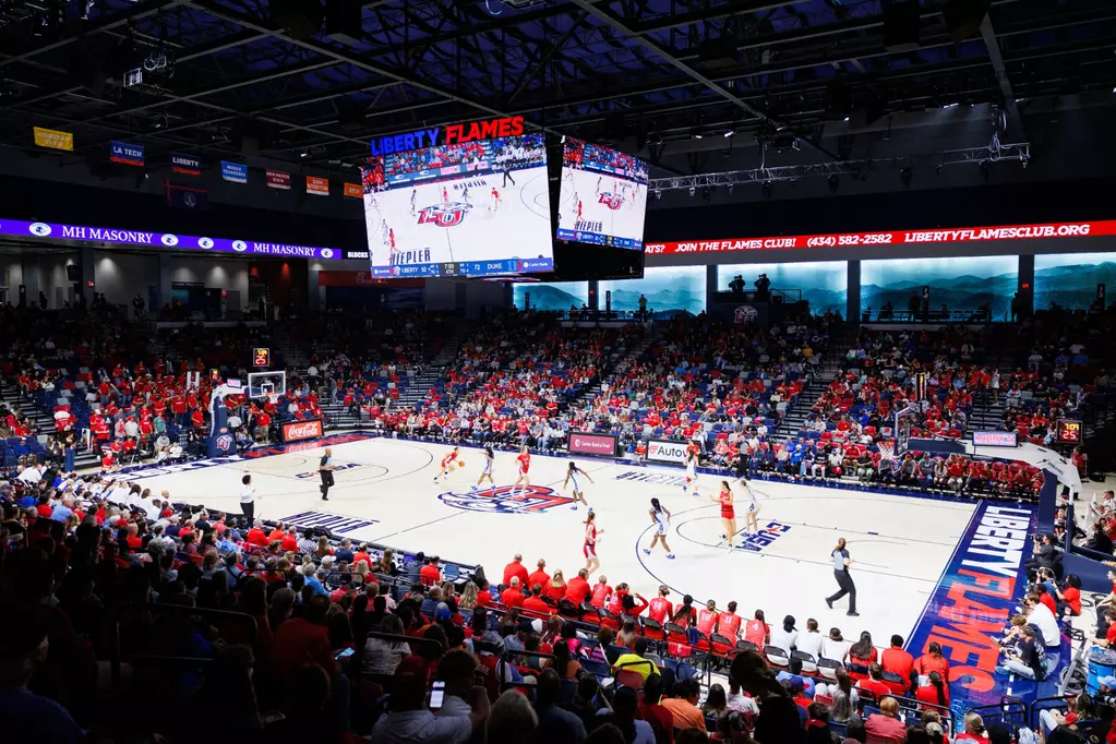 Duke Tops Liberty in Front of Record-Breaking Crowd at Liberty Arena