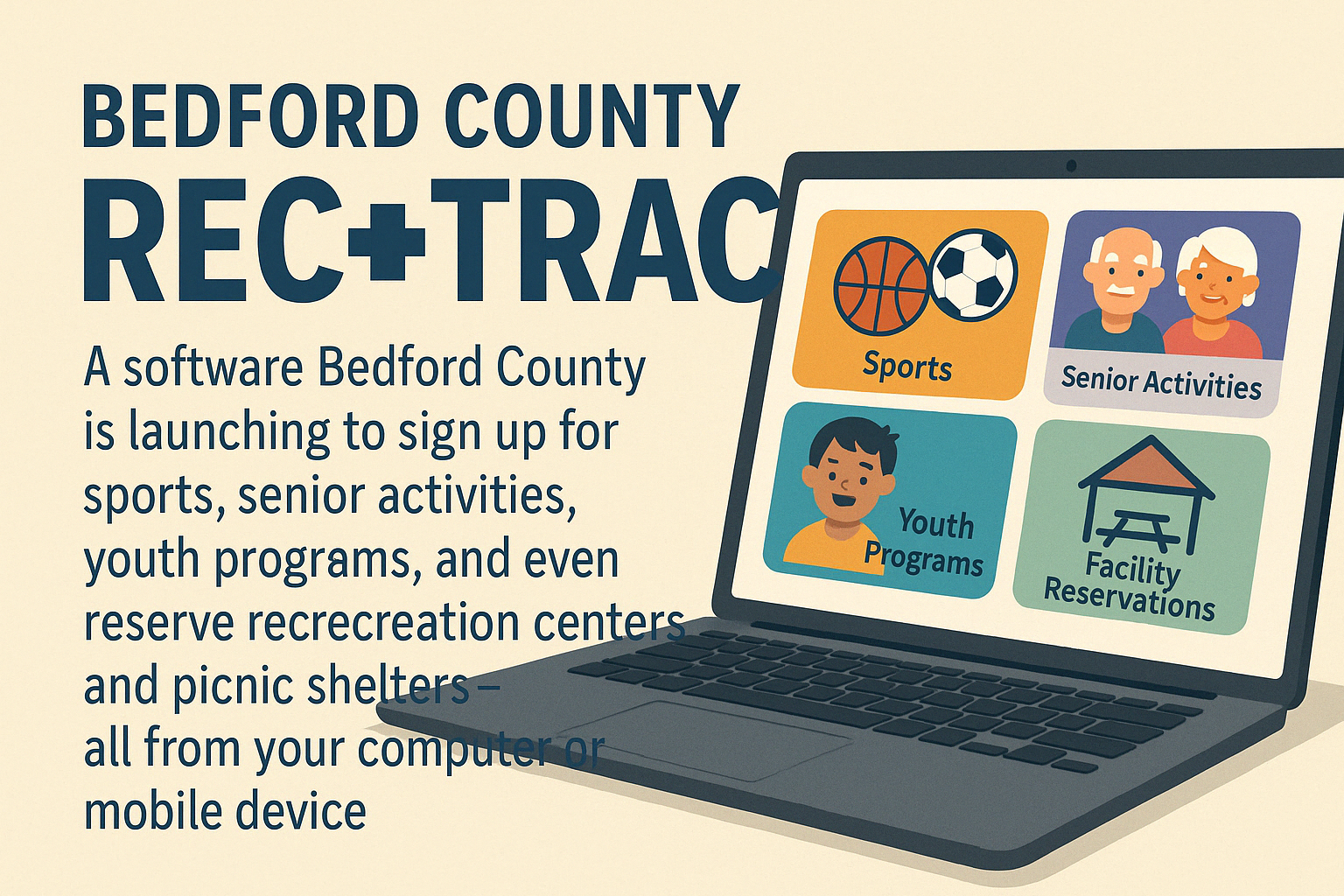 Parks & Rec Launches New Online Registration Platform