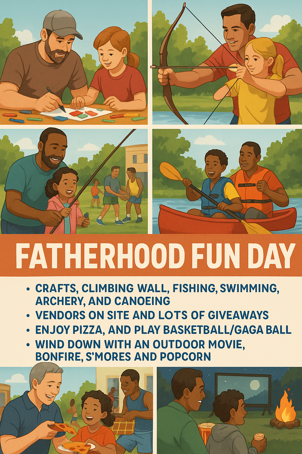 Bedford County Announces free, Fatherhood Fun Day on May 17