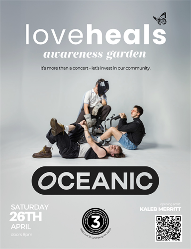 Love Heals to Host Benefit Concert with Band Oceanic to Fund New Butterfly Garden