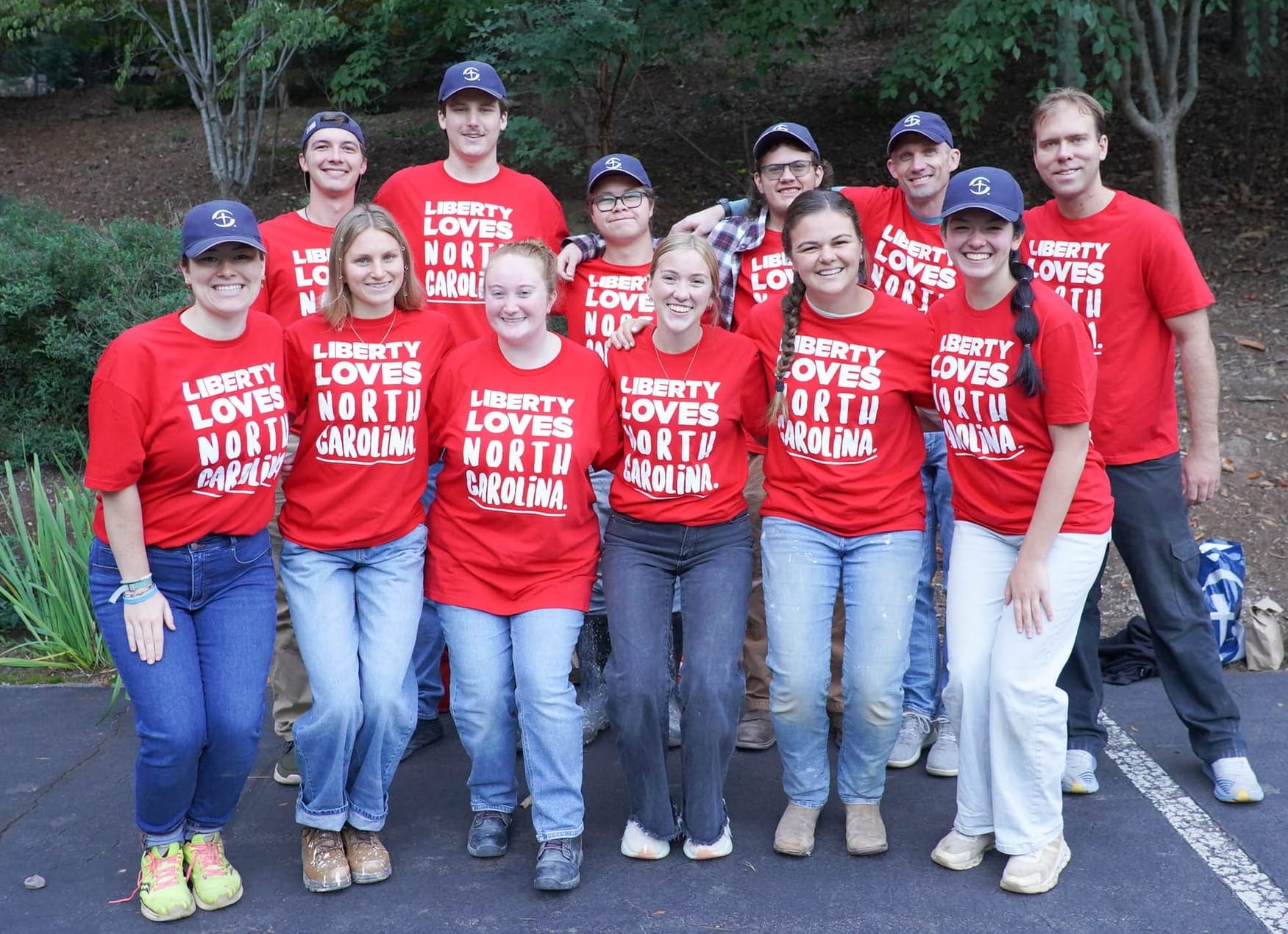 Liberty Students Bring Hope to Western North Carolina on Hurricane Rebuild Trip