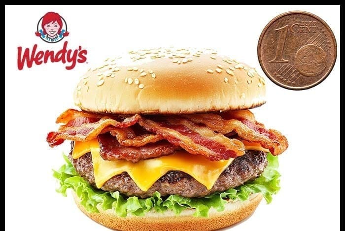 Today: Wendy's Jr. Bacon Cheeseburger for 1-cent